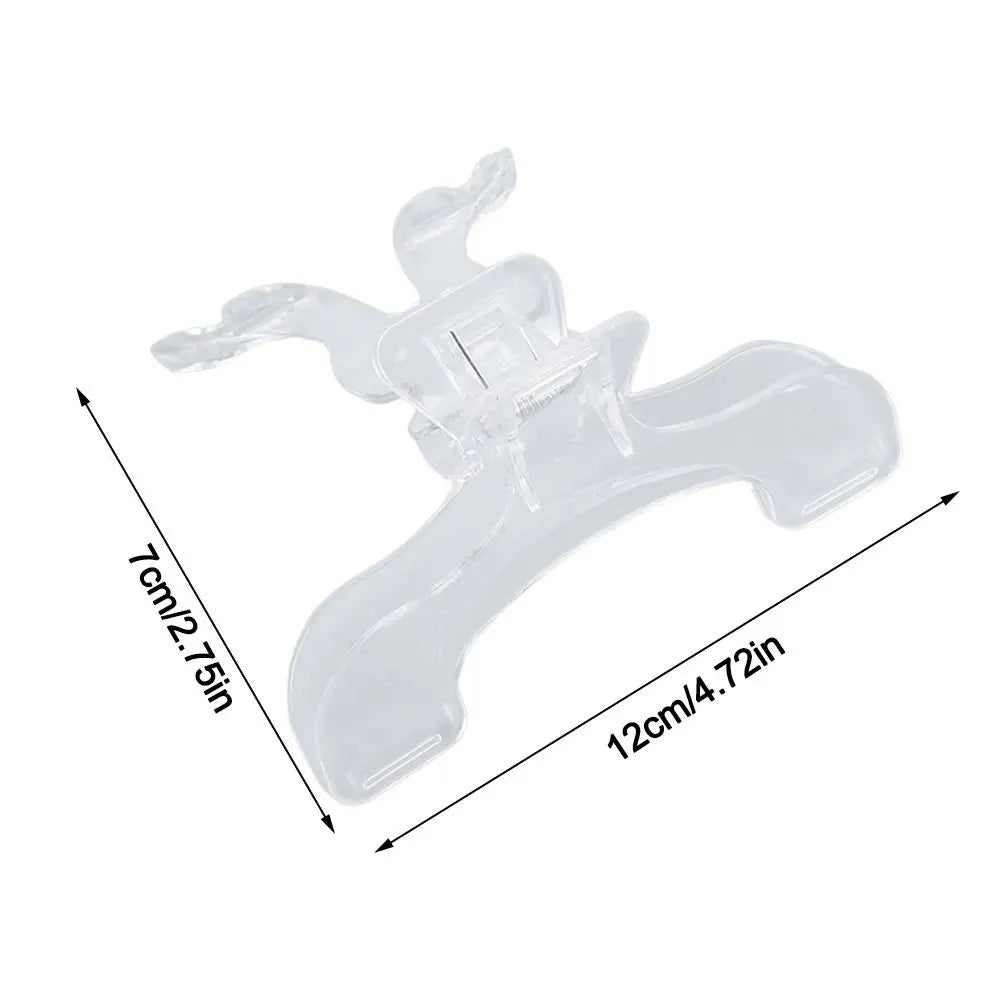 Transparent Acrylic Book Clip Holder 12° Anti-Slip Reading Stand