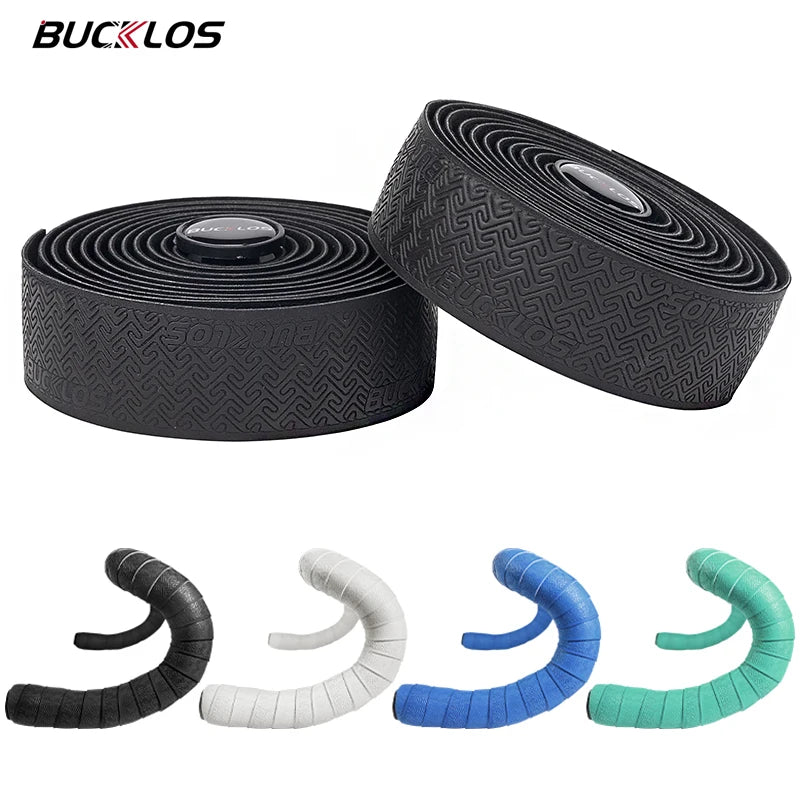 BUCKLOS Road Bike Handlebar Tape – Anti-Slip PU EVA Bar Wrap Handlebar Tape Nixie
