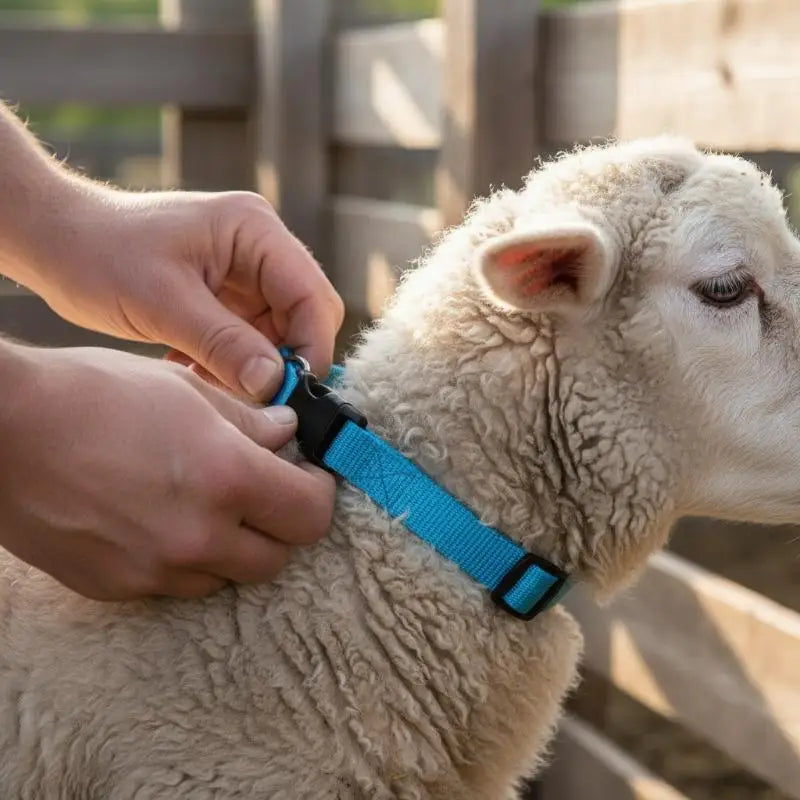 Adjustable Nylon Livestock Collar with Bell – Goats, Sheep & Cows Livestock Collar Nixie