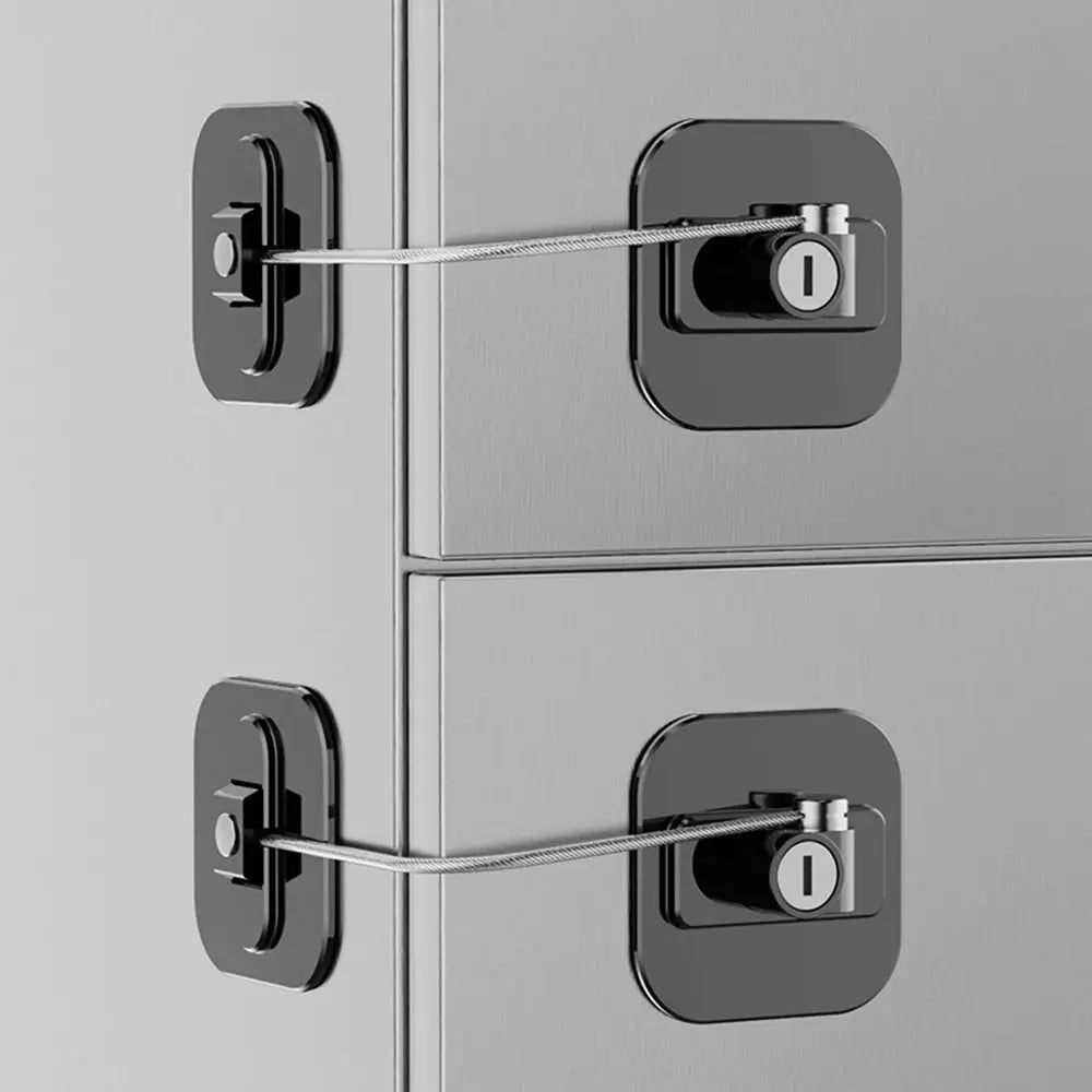 Safety Cable Lock for Fridge, Cabinet & Window Security