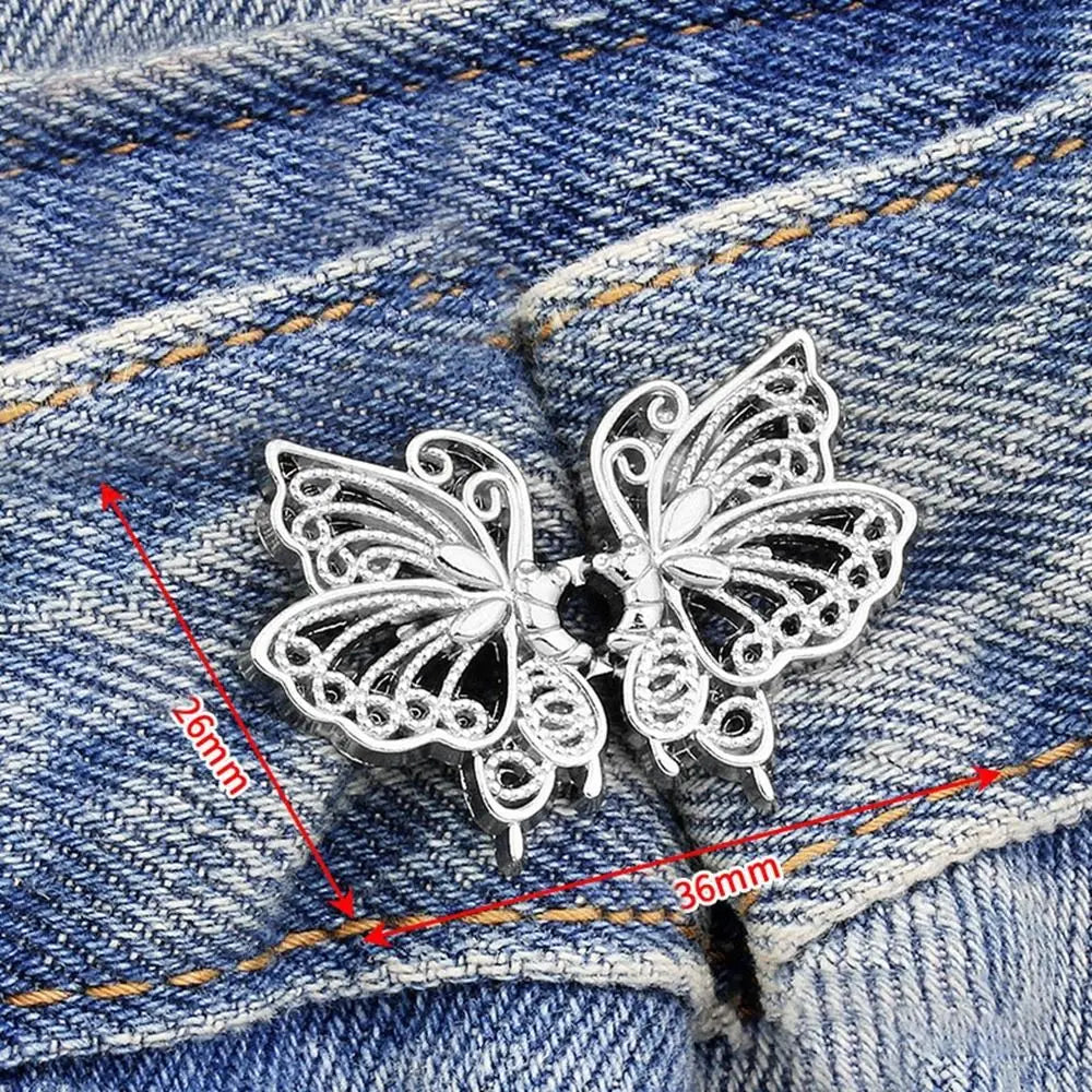 Removable Metal Waist Tightening Button Clip for Jeans | Women