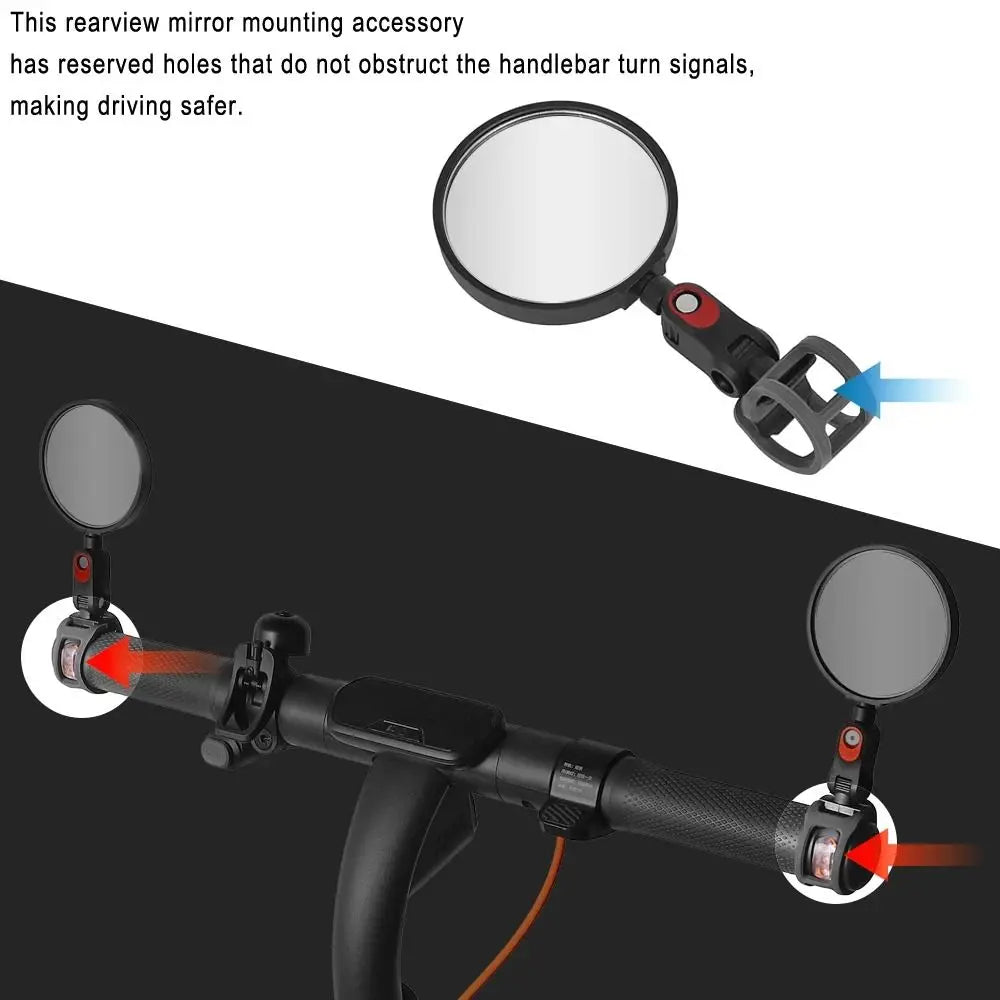 360° Adjustable Scooter Rear View Mirror – Ninebot MAX Fit