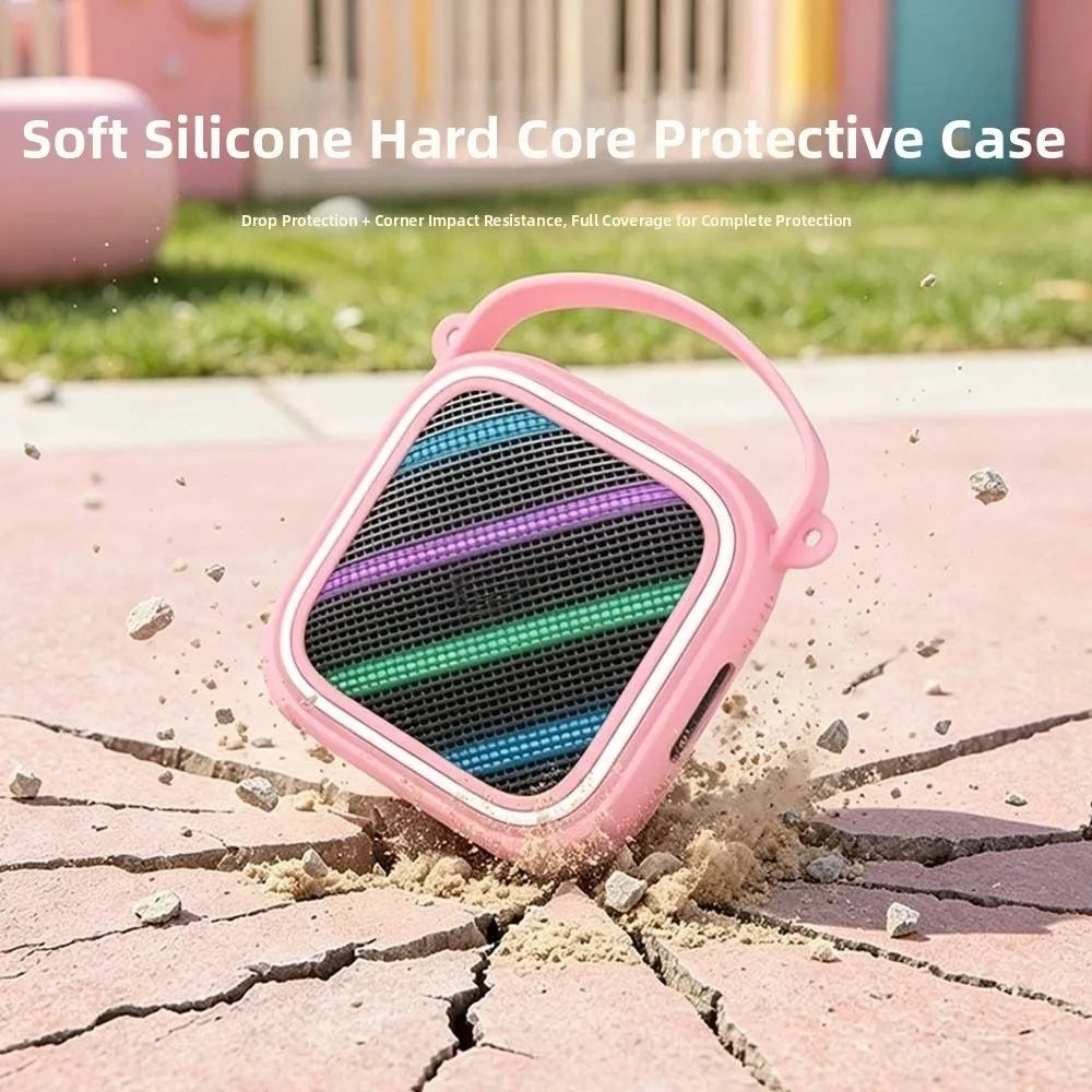 Silicone Case & Lanyard for Anker Soundcore Boom Go 3i