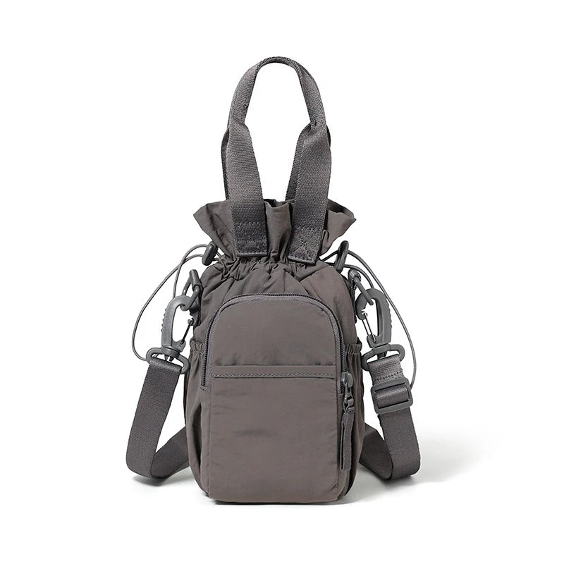 Korean Nylon Small Square Crossbody Bag – Trendy Unisex