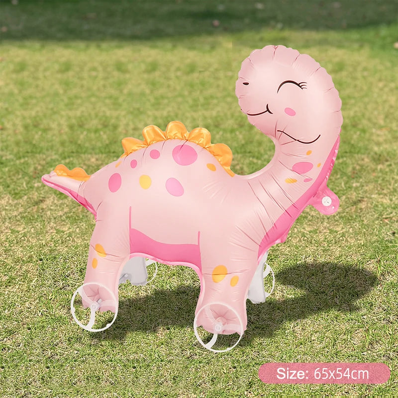 Elephant 4D Foil Balloon with Wheels – Kids Party Decor