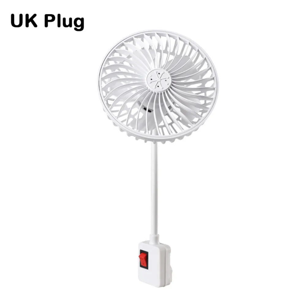 360° Rotatable Wall Socket Fan | Low Noise, Energy Saving Wall Socket Fan Nixie UK Plug