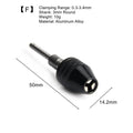 Hex Shank Keyless Drill Chuck Adapter for Mini Screwdriver Bits