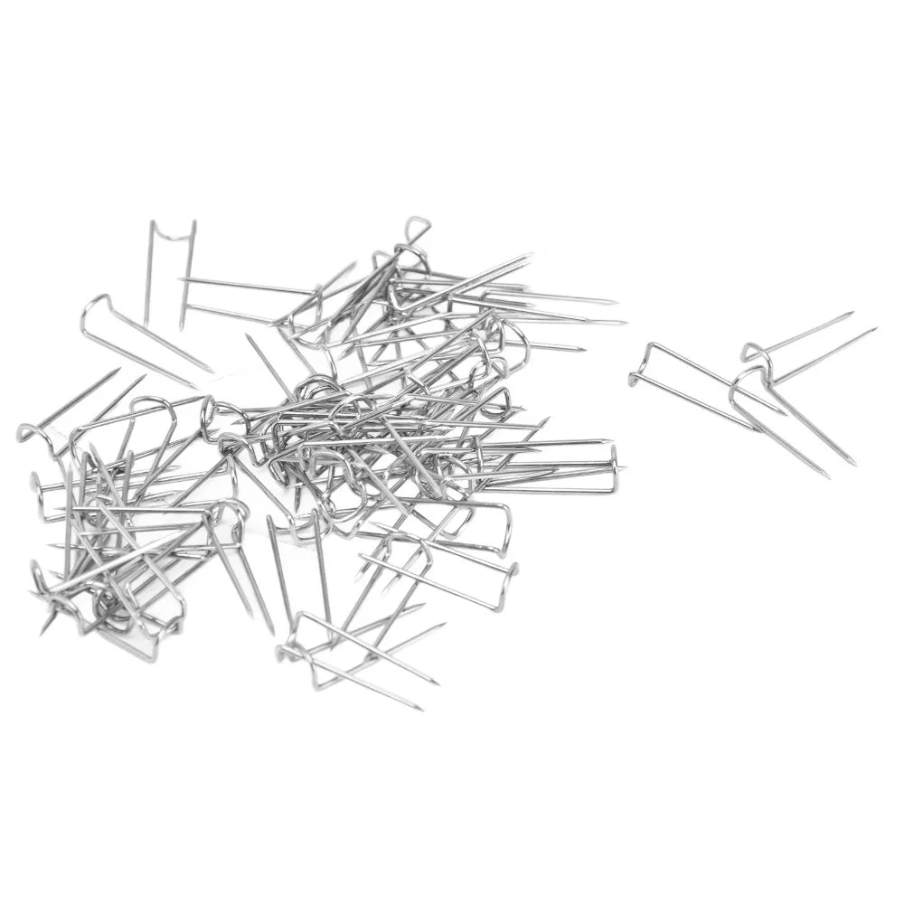 200Pcs Stainless Steel U-Shaped Sewing Fork Pins – Silver Sewing Fork Pins Nixie