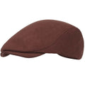 Men's Retro Breathable Beret Flat Newsboy Cap – Unisex Beret Flat Cap Nixie Coffee