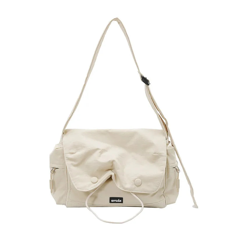 Nixie Nylon Crossbody Bag for Women – Lightweight Flap Satchel Crossbody Shoulder Bag Nixie