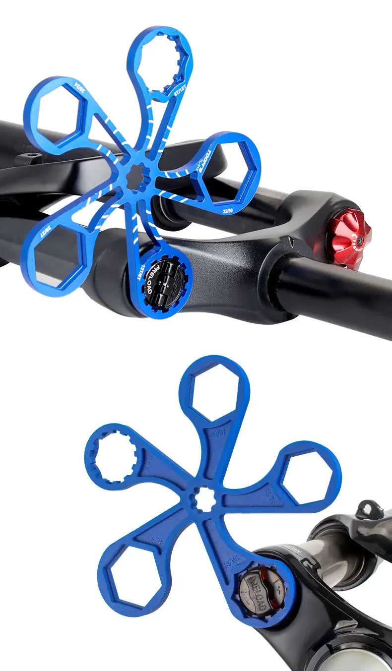 TOOPRE Bicycle Fork Cap Wrench – MTB & Road Bike Spanner Bicycle Fork Wrench Nixie