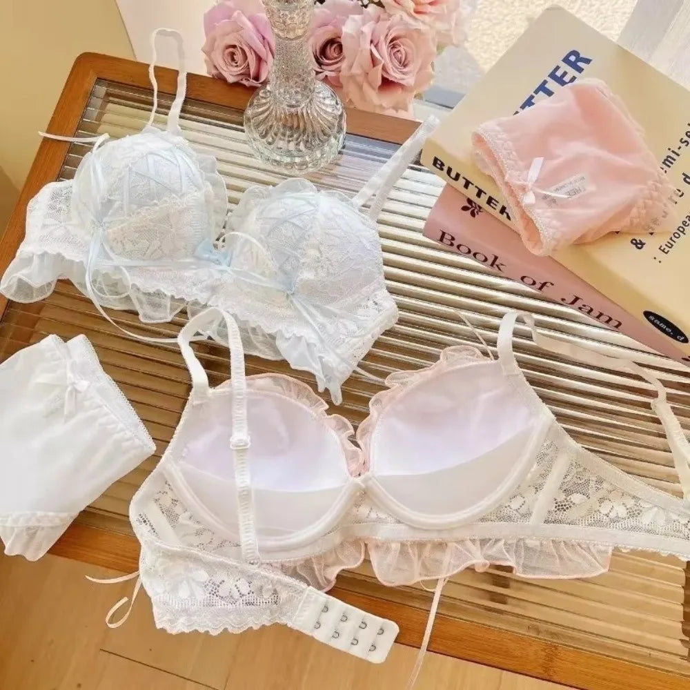 Sweet Lace Push-Up Bralette | Wire-Free Full Cup Lingerie Push-Up Bralette Nixie
