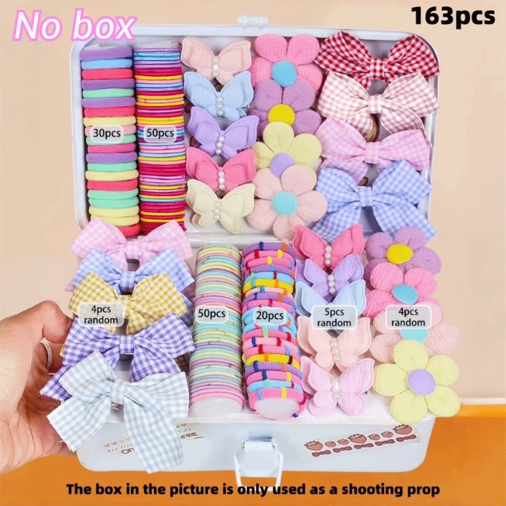 Girls Hair Accessories Set – Bow & Flower Clips for Kids Girls Hair Accessories Nixie A