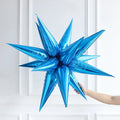 12pcs Pearl Starburst Foil Balloons for Party & Wedding Decor Party Foil Balloons Nixie blue