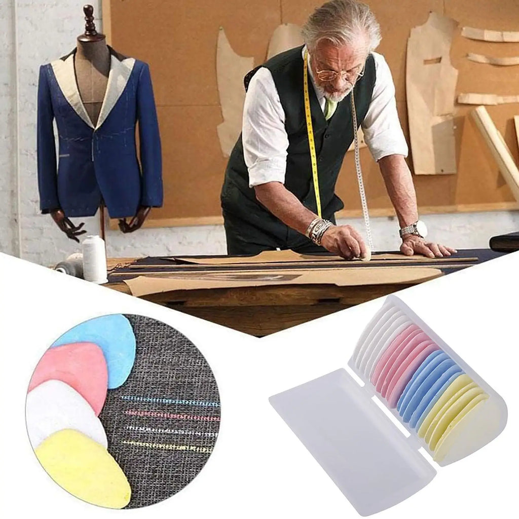 Triangle Tailor's Chalk Set – Erasable Fabric Markers 10/20/30pc Tailor's Chalk Set Nixie