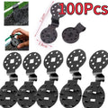 50/100Pcs Greenhouse Shade Cloth Lock Clips – Garden Net Clamps Garden Net Clips Nixie 100pcs