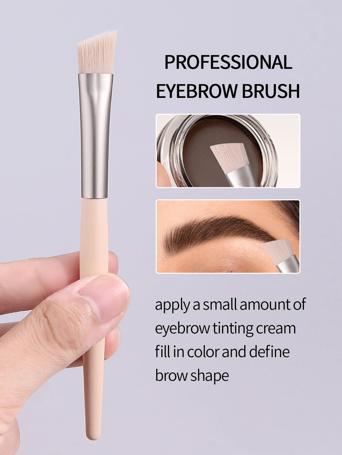 2PCS Ultra Thin Angled Eyebrow & Eyeliner Brush Set Makeup Brush Set Nixie