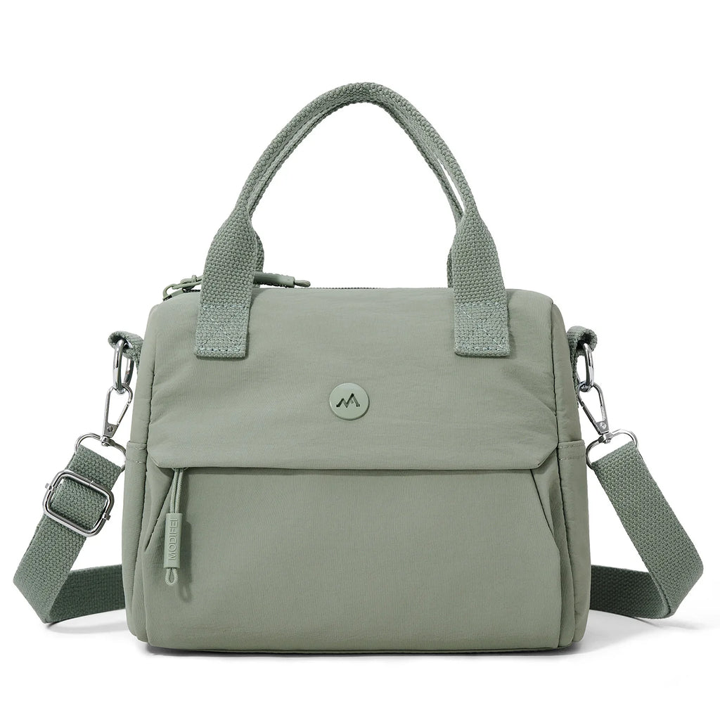 Nixie Women's Canvas Tote Crossbody – Large Capacity Commuter Bag Women's Tote Bag Nixie Light green