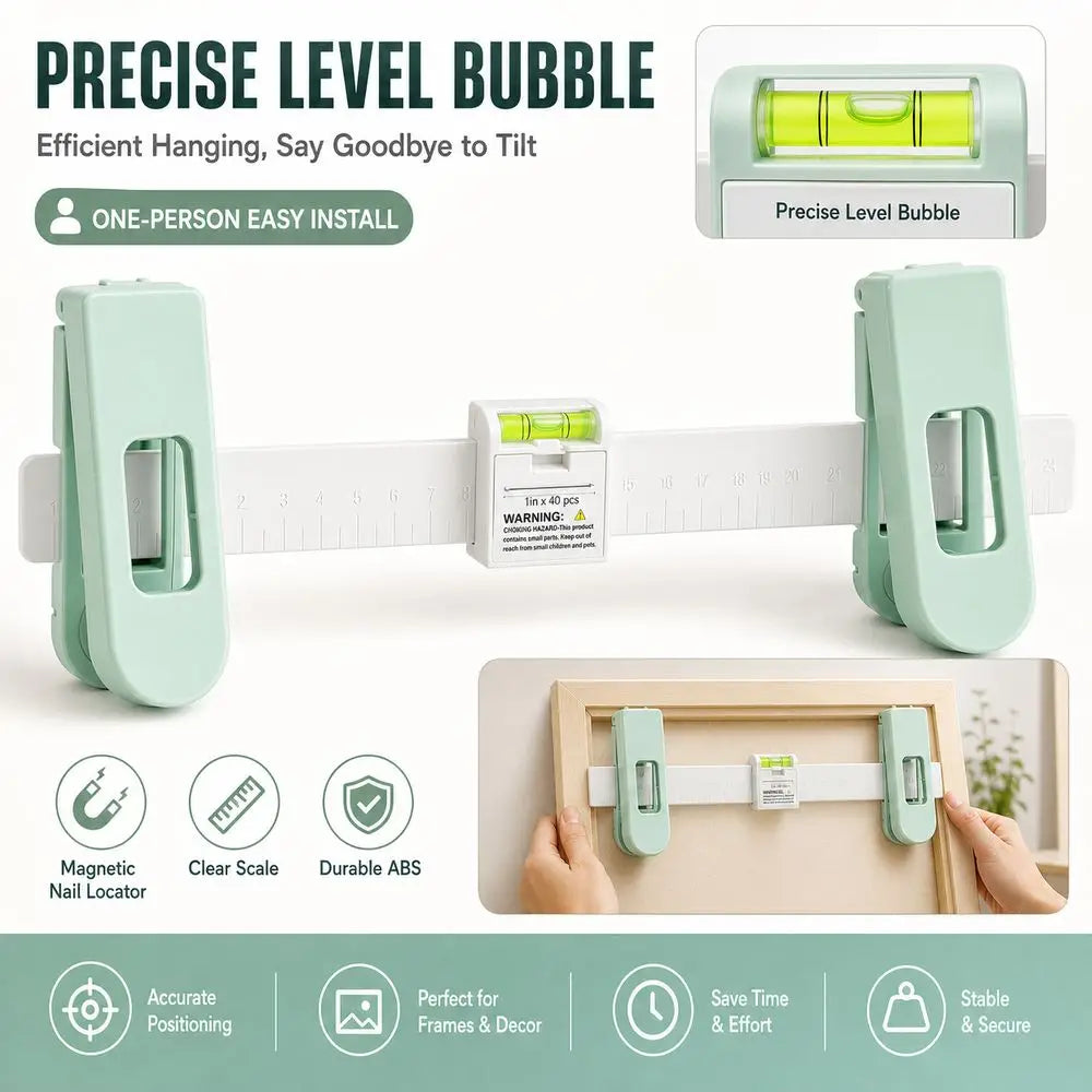 Horizontal Suspension Positioning Ruler – Wall Hanging Tool
