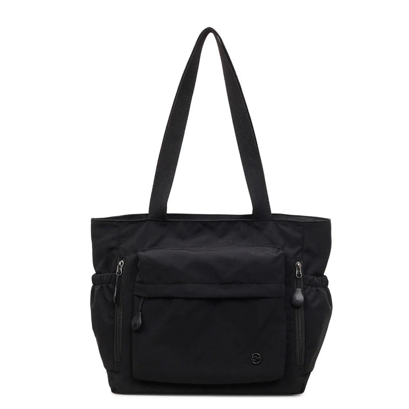 Nixie Japanese Minimalist Tote Bag – Large Nylon Shoulder Bag Women's Tote Bag Nixie