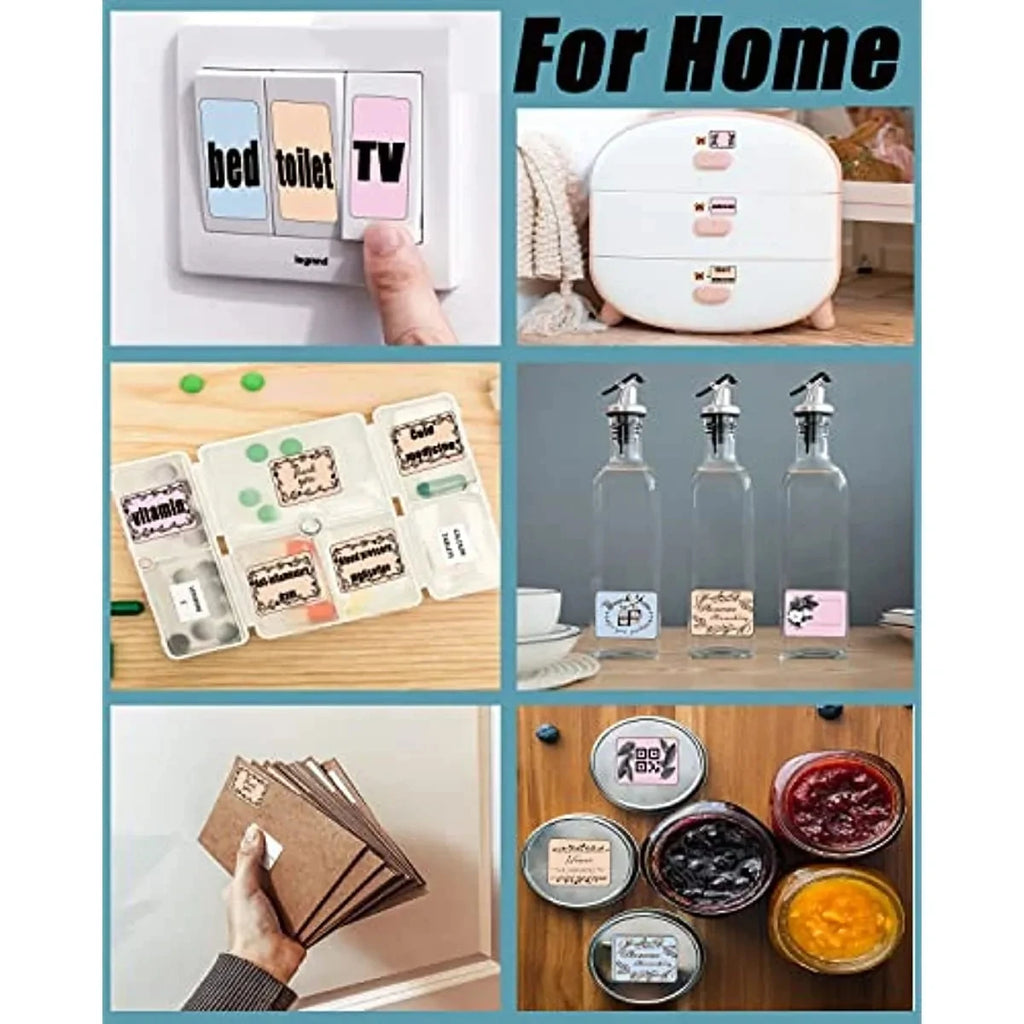 Phomemo M200 Color Labels 40x30mm 3 Rolls 690 Labels Pink/Khaki/Blue Label Printer Rolls Nixie