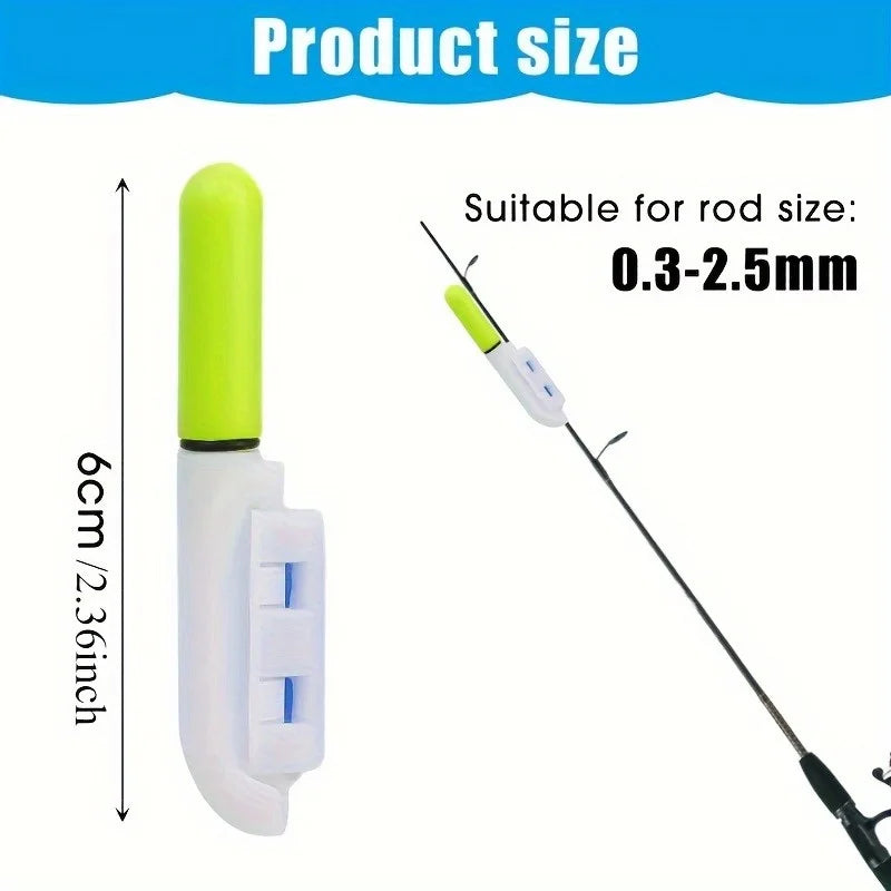 6 PCS LED Glow Stick Bite Alarm – Waterproof Night Fishing Light Fishing Rod Light Nixie