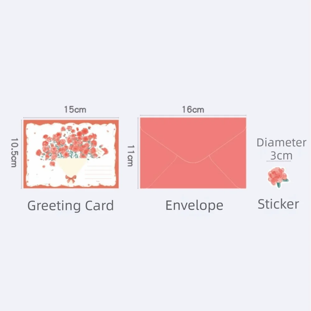 3D Pop-Up Flower Greeting Card – Handmade Valentine's Day Card 3D Greeting Card Nixie