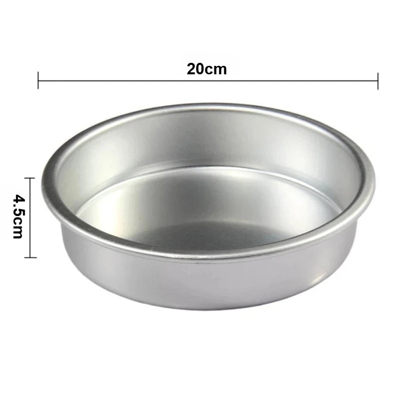 20cm Round Non-Stick Aluminum Cake Pan | Cheesecake Mold Cake Baking Pan Nixie 1pc