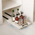 Under Sink Pull-Out Shelf No-Drill Slide-Out Cabinet Organizer Cabinet Organizer Shelf Nixie 42x30cm
