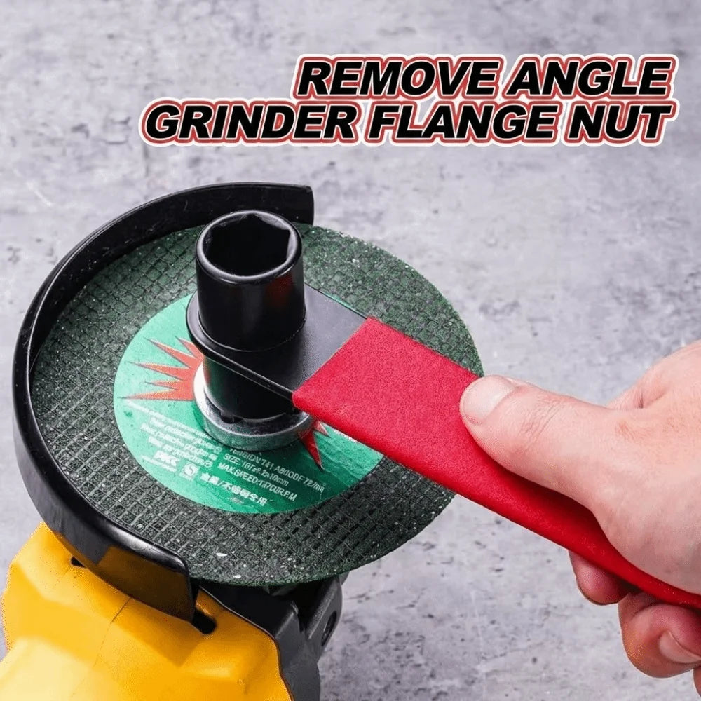 2-in-1 Angle Grinder Wrench Quick Release Four-Jaw Tool