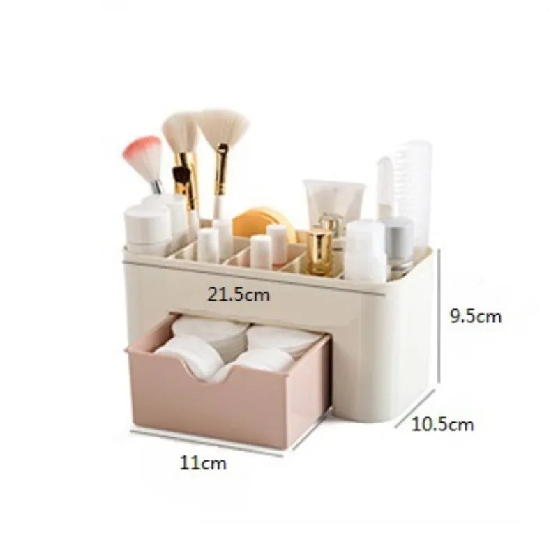 Makeup & Jewelry Storage Box with Drawer | Nixie Organizer Cosmetic Storage Box Nixie