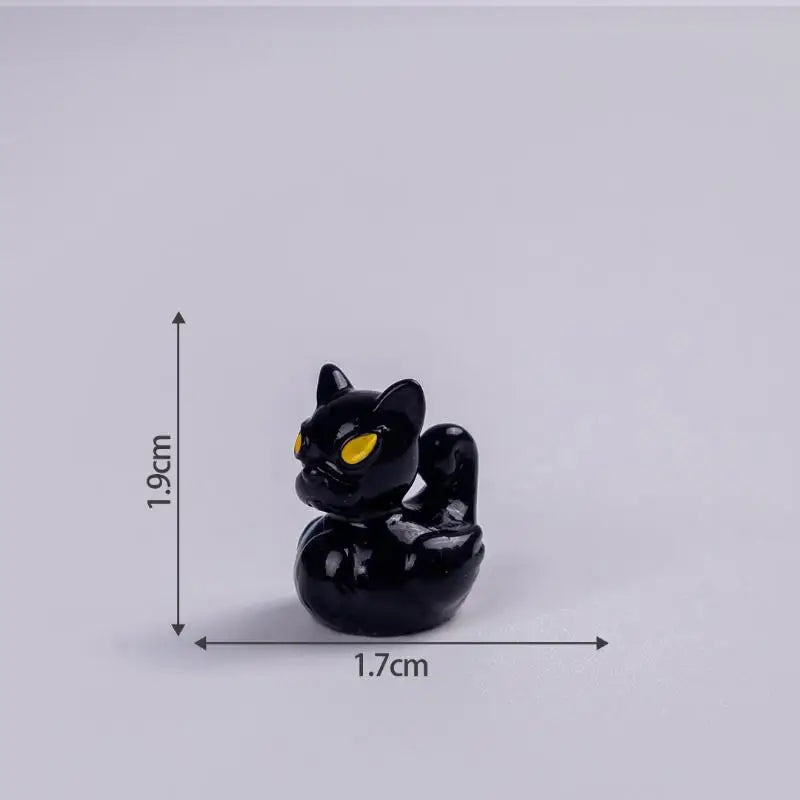 10Pcs Mini Halloween Resin Duck Figurines – Pumpkin & Ghost Halloween Figurines Nixie A14 10PCS