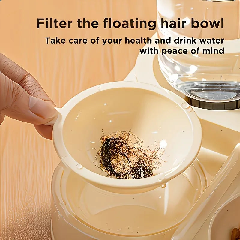 2-in-1 Large Pet Feeder & Water Dispenser for Cats & Dogs Pet Feeder Dispenser Nixie