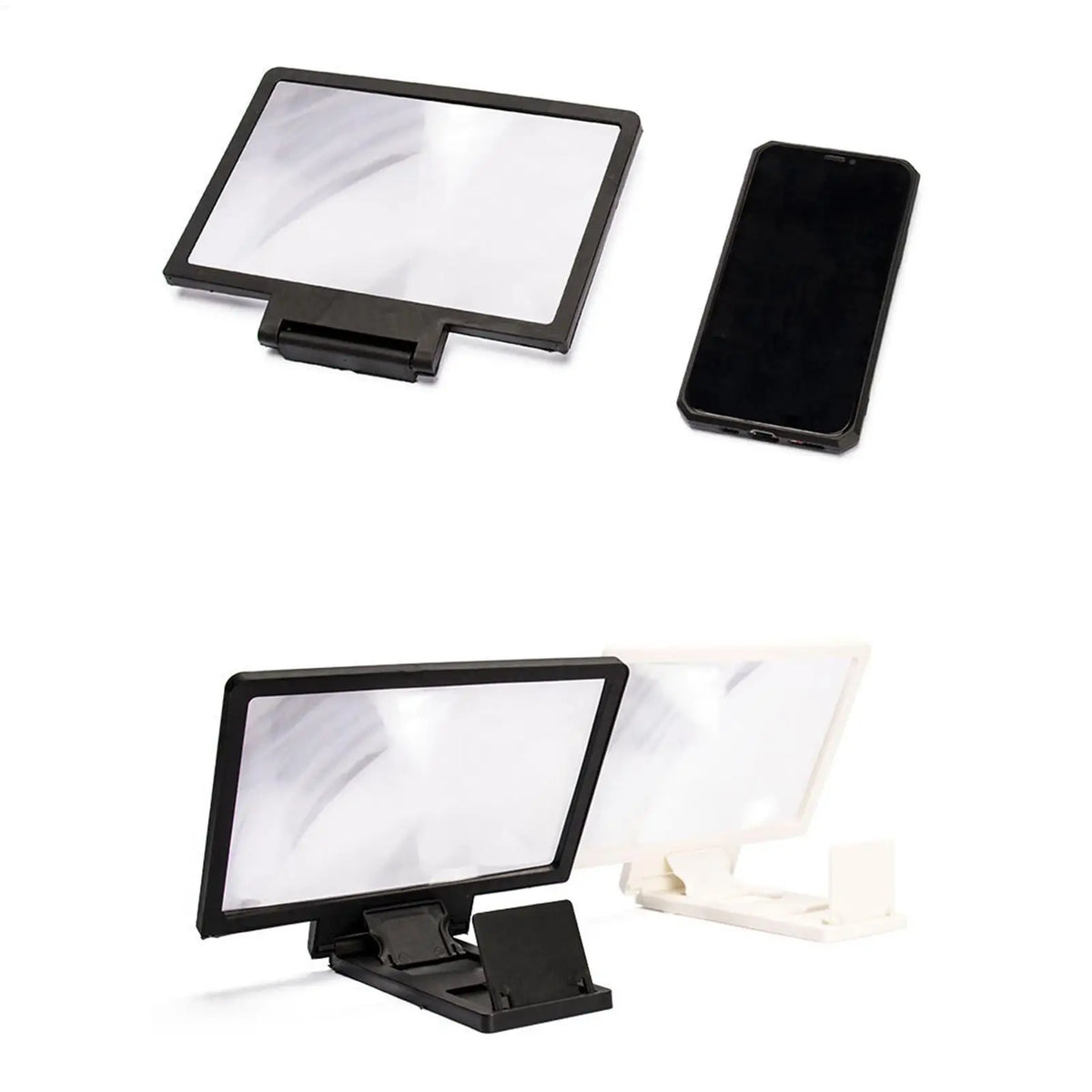 Foldable Phone Screen Magnifier 14" HD Projection Stand
