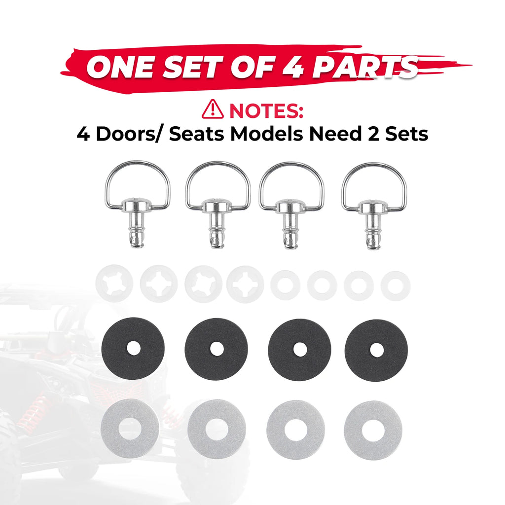 Can-Am Maverick X3 Roof Quick Release Bolts #715003815 – 4 Pcs UTV Roof Fastener Nixie