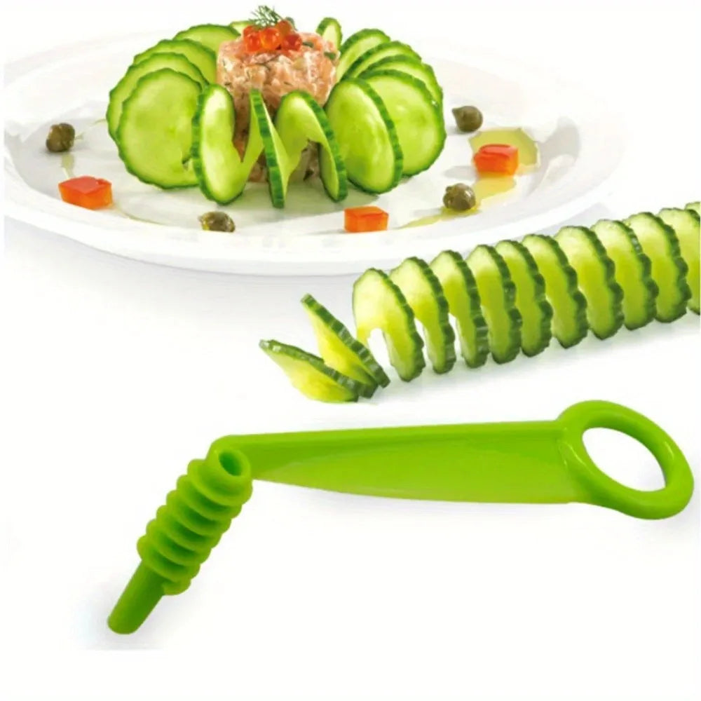 Spiral Vegetable Slicer – Cucumbers, Carrots & Potatoes