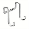 Stainless Steel Double S-Hook | No-Drill Kitchen & Bath Hanger Storage Hook Nixie 1pcs
