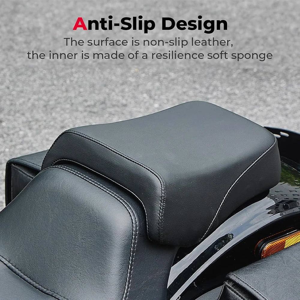 PU Leather Motorcycle Passenger Seat Cushion – Softail Dyna Low Rider S Motorcycle Seat Cushion Nixie