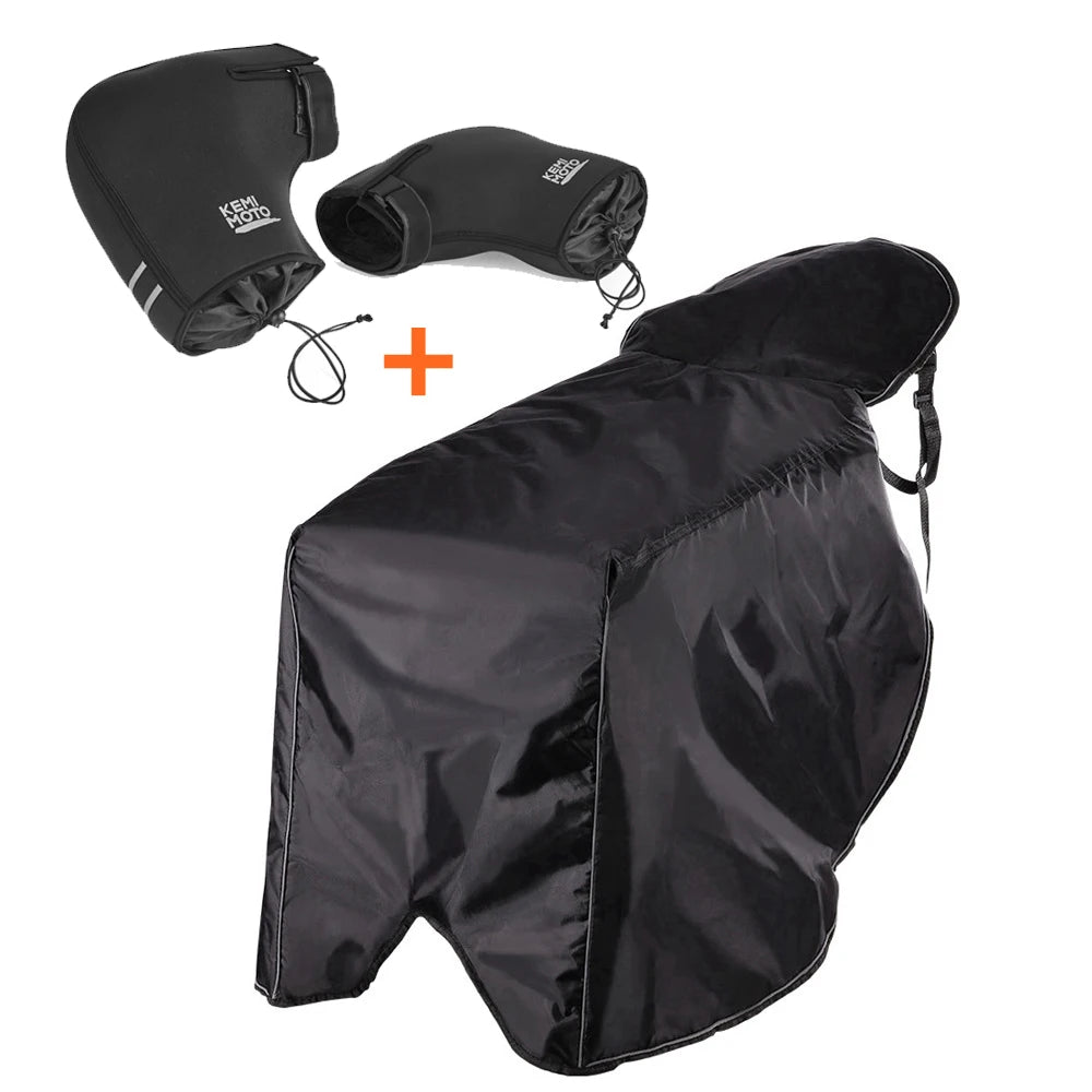 KEMITOUR Waterproof Scooter Leg Cover | Winter Windproof Knee Blanket Scooter Leg Cover Nixie Leg Cover and Gloves