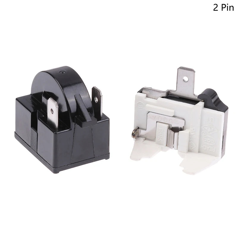 PTC Start Relay & Overload Protector for Mini Fridge Compressor