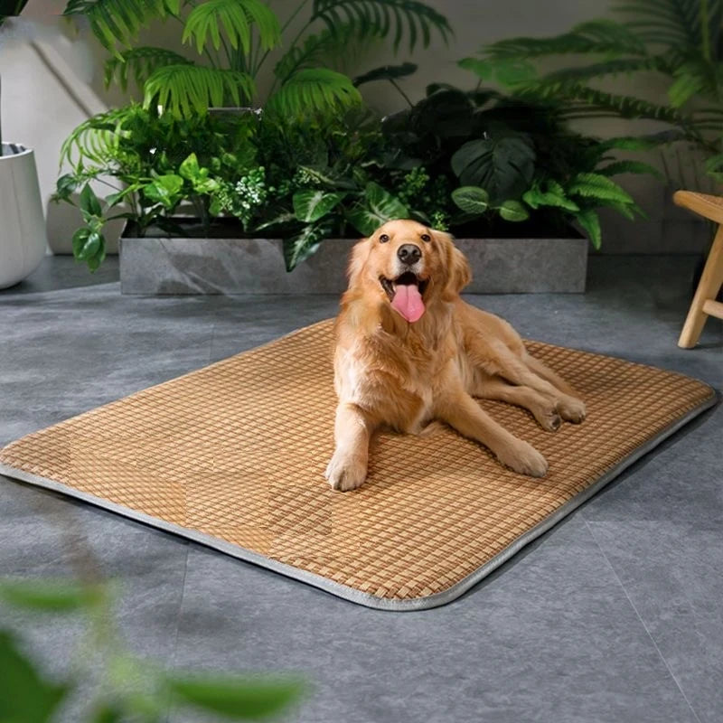 Bamboo Dog Cooling Mat – Summer Bed for Dogs & Cats Pet Cooling Mat Nixie