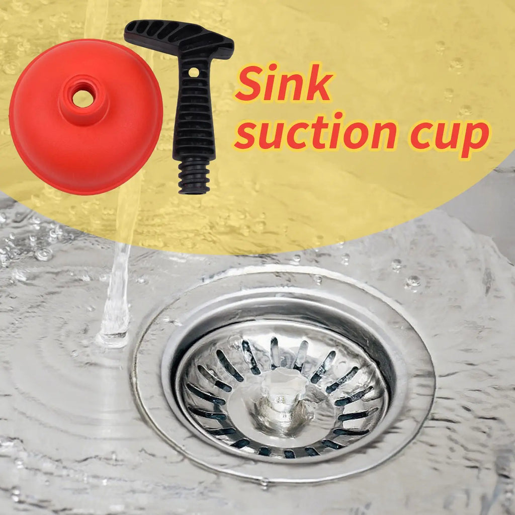 Heavy-Duty Drain Plunger – Sinks, Toilets, Tubs & Showers Drain Plunger Nixie