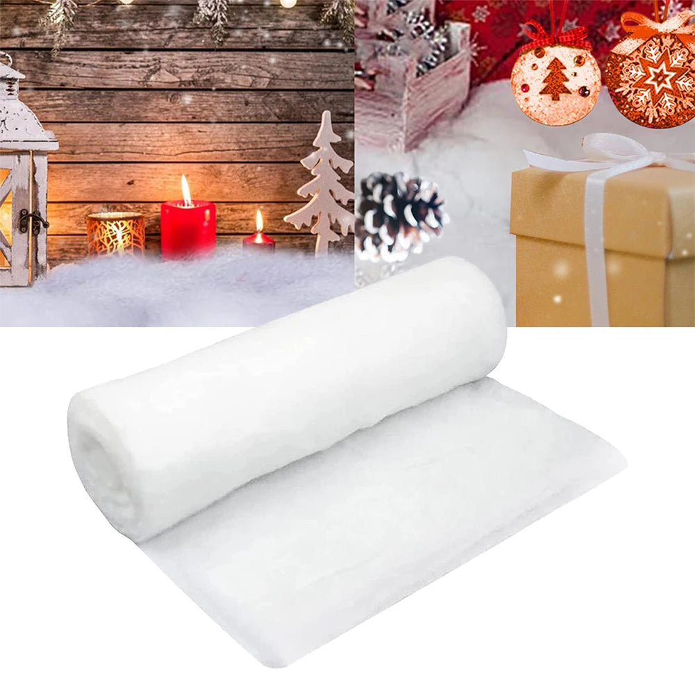Artificial Christmas Snow Blanket – Fake Snow Carpet for Xmas Christmas Snow Blanket Nixie