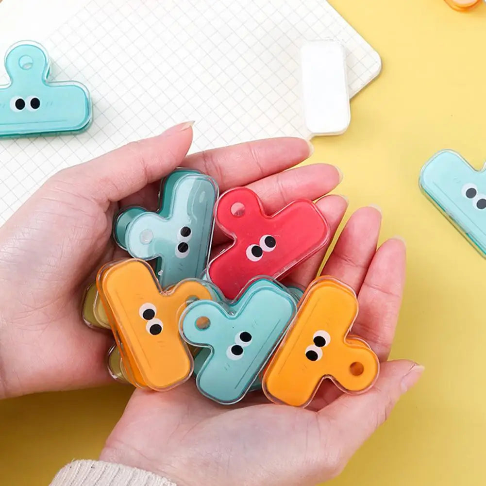 Cute Big-Eye Acrylic Bag Clips – Strong Grip Snack & Paper Clamps Bag Clips Nixie