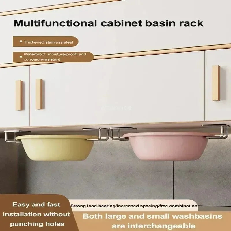 Stainless Steel Adhesive Sponge Holder Kitchen Sink Organizer Sink Sponge Holder Nixie