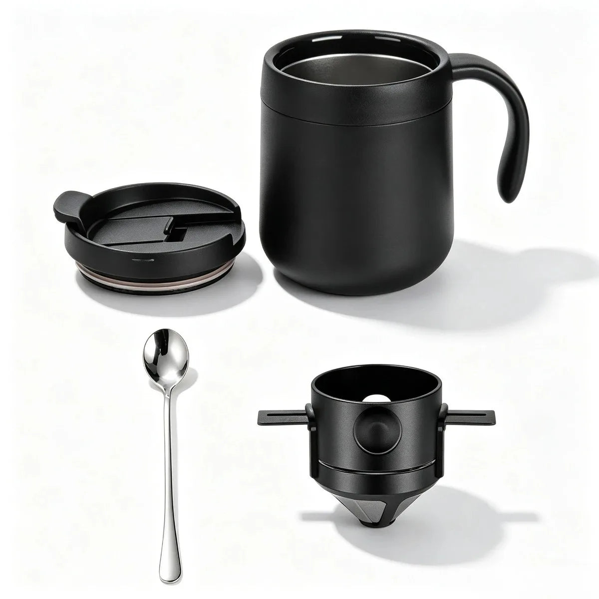 Stainless Steel Thermal Coffee Mug with Handle 350/550ml Thermal Travel Mug Nixie
