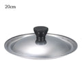 Universal Stainless Steel Pot Lid 20–30cm | Anti-Scald Wok Cover Cookware Lid Nixie 20cm