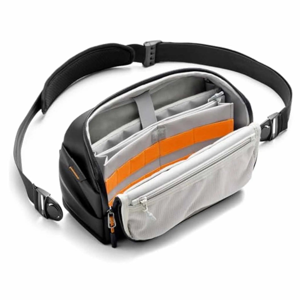 Men's Waterproof Crossbody Shoulder Bag – Daily Use Polyester Crossbody Shoulder Bag Nixie black