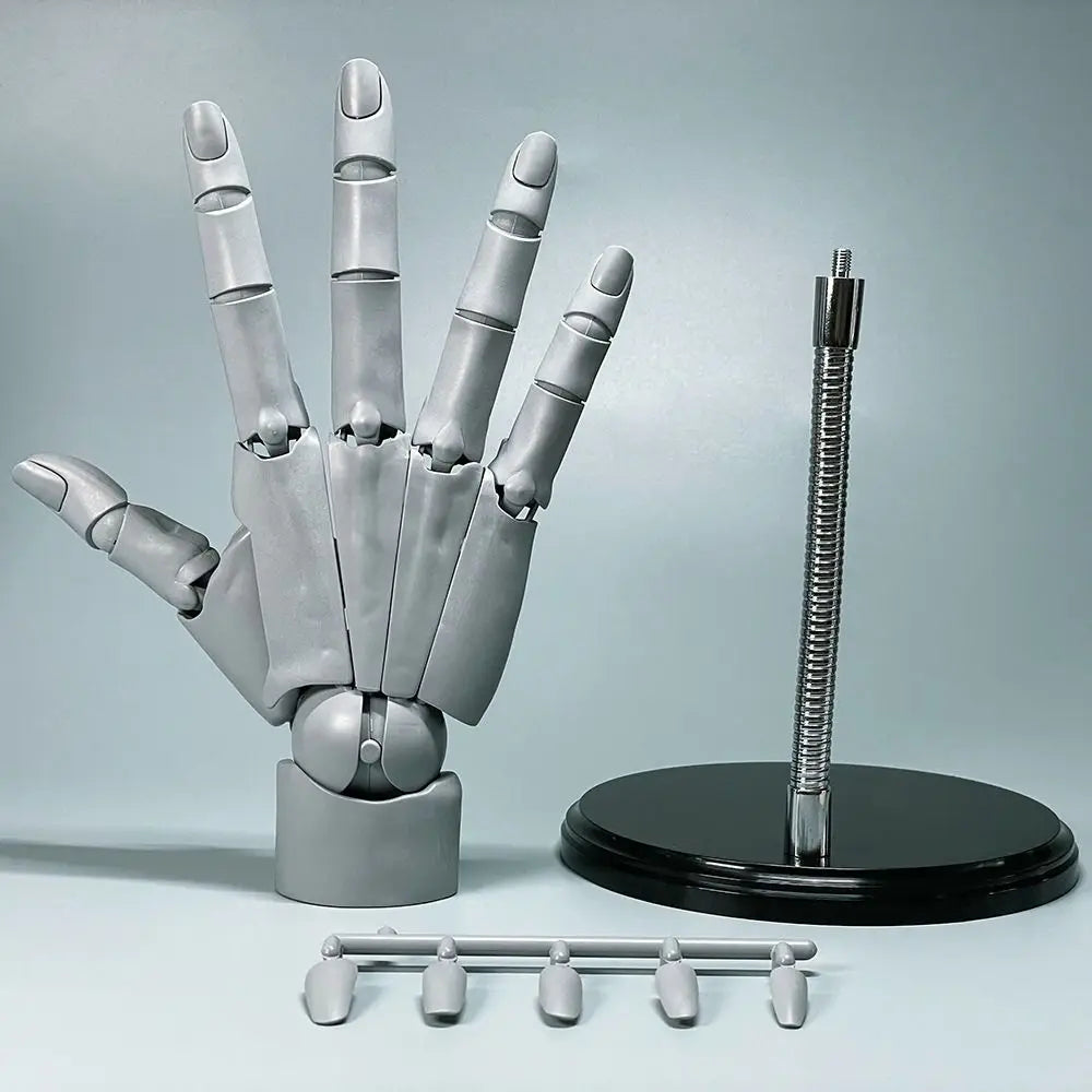 Flexible Artist Mannequin Hand Model – Posable 1:1 PVC Figure