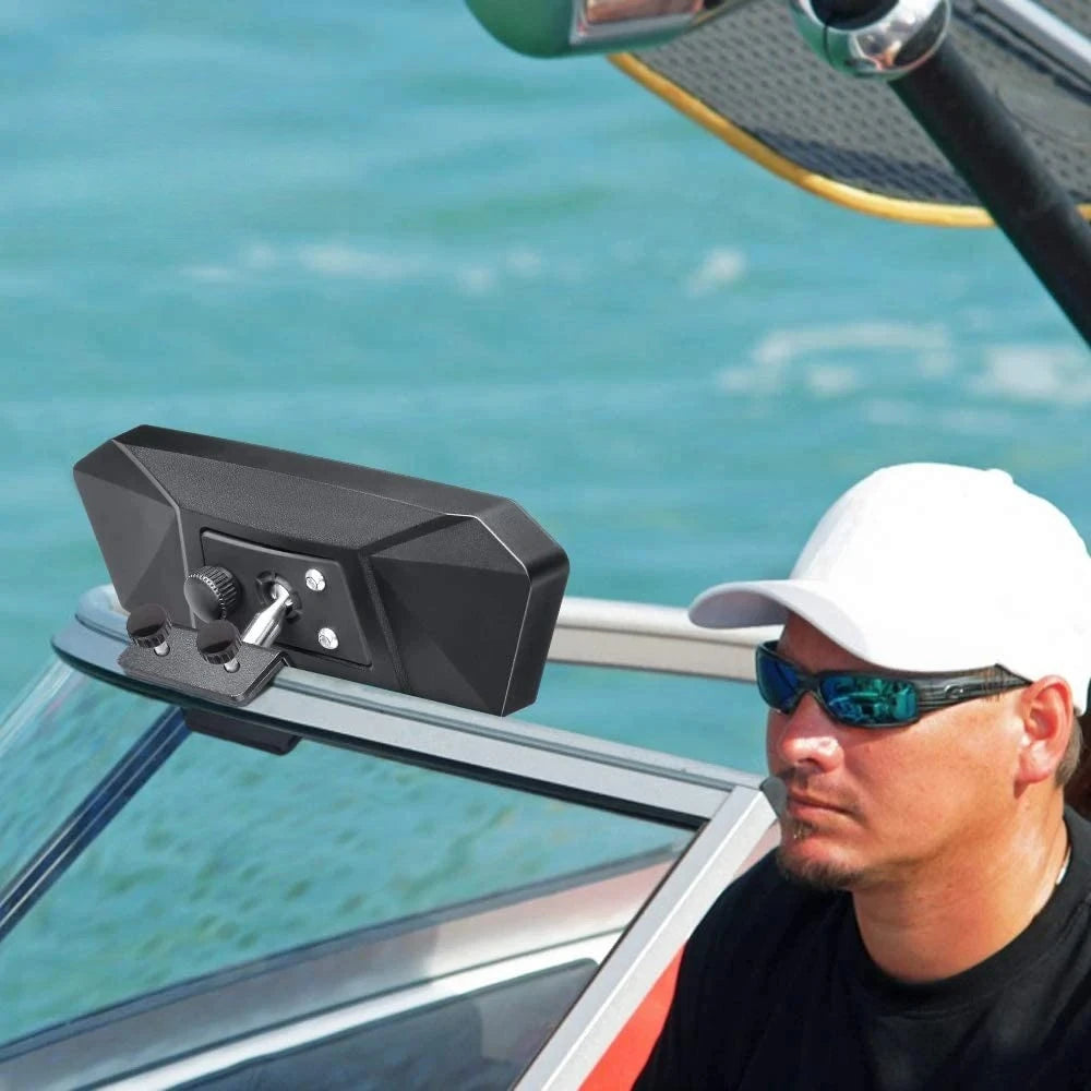 Universal Marine Boat Rearview Mirror – Ski & Pontoon Fit Marine Boat Mirror Nixie